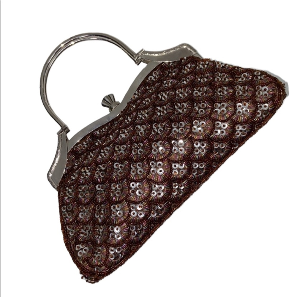 Sequin & Beaded Clutch